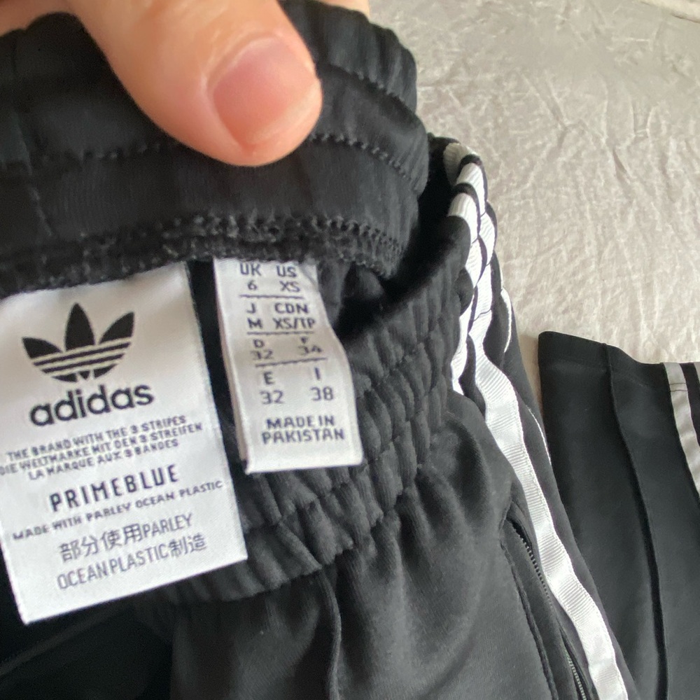 Adidas black track jacket and pants - Picture 3 of 6